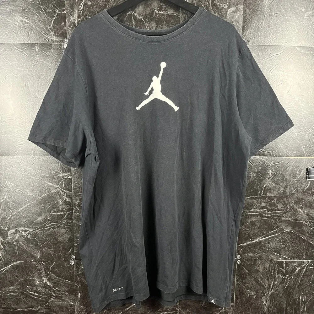 Jordan Nike Men's Black Dri-Fit Shirt XXL